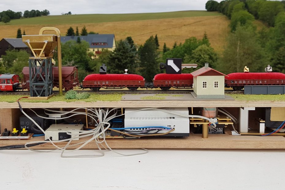 Vollautomatisches Diorama Getreideverladung