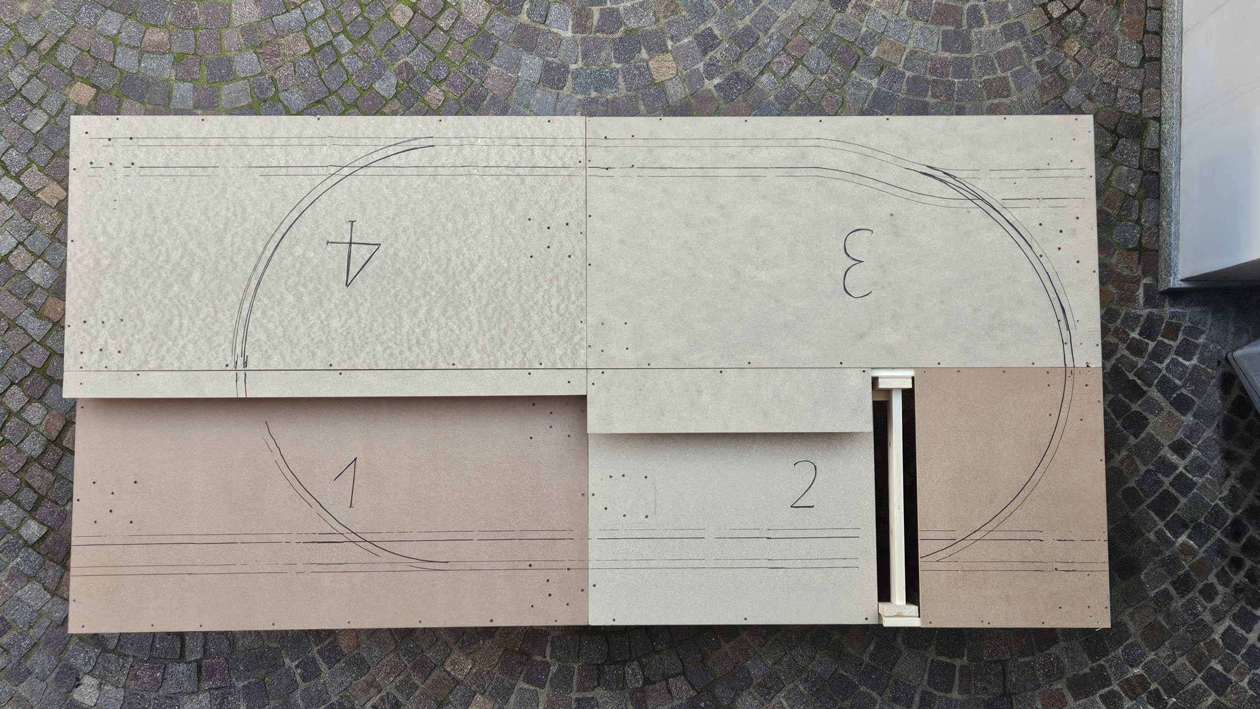 Rücken an Rücken - Draufsicht