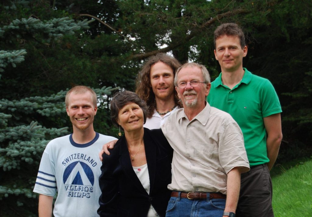 Familienfoto 2012 im Erzgebirge